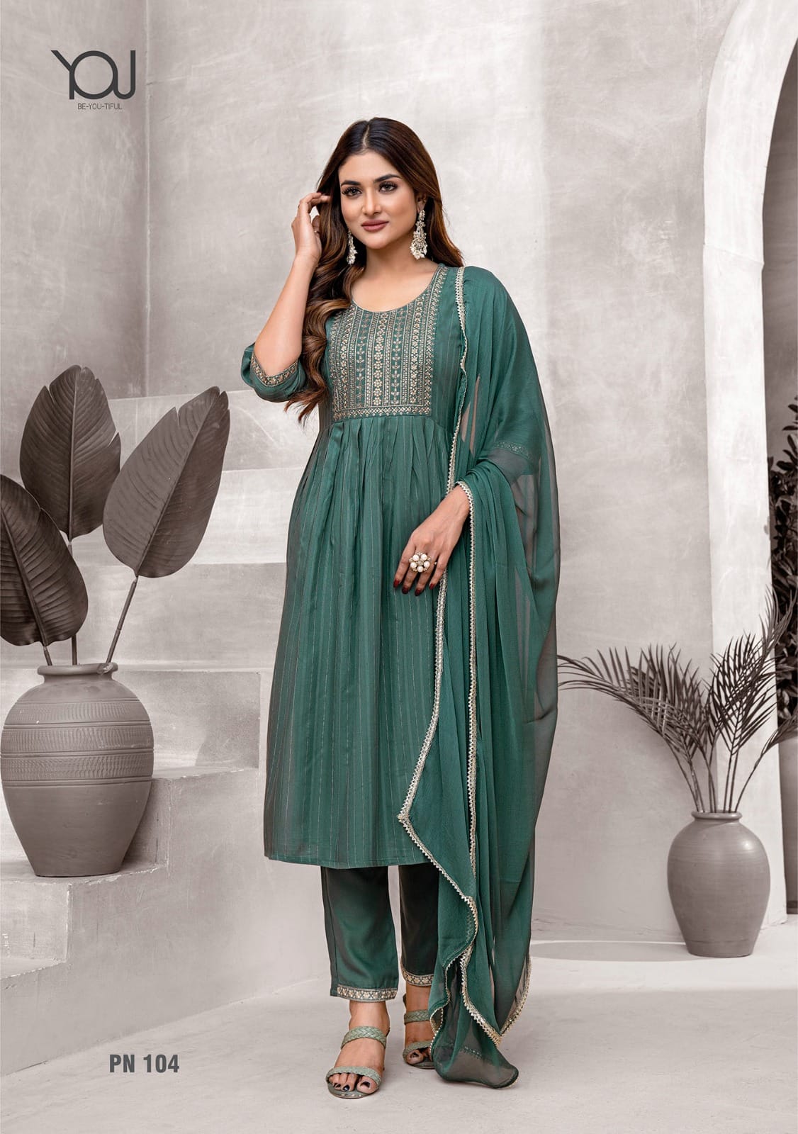 Pearl Naira By Wanna Viscose Designer Kurti With Bottom Dupatta Wholesale Market Surat